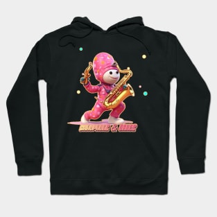 Crazy Lil' Saxophone and Dance Dude Hoodie